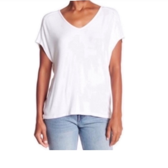 🆕 Michael Stars Relaxed White Blouse. NWOT - Picture 6 of 6